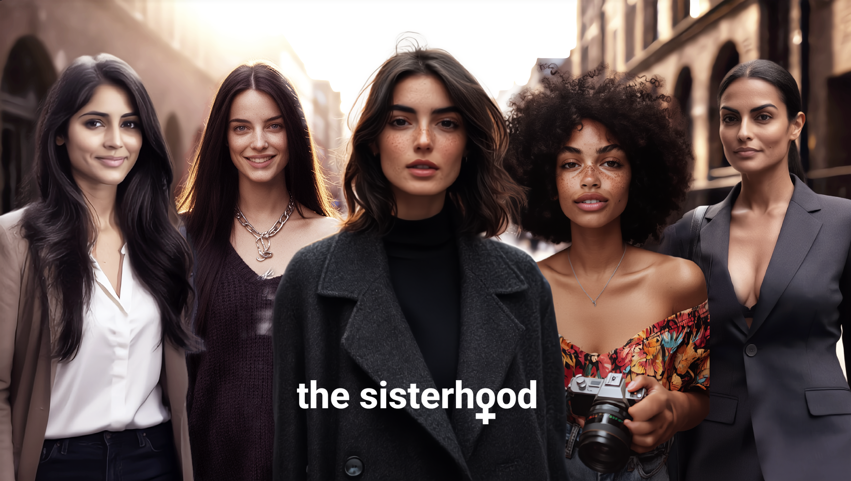 The Sisterhood — five women on a London street